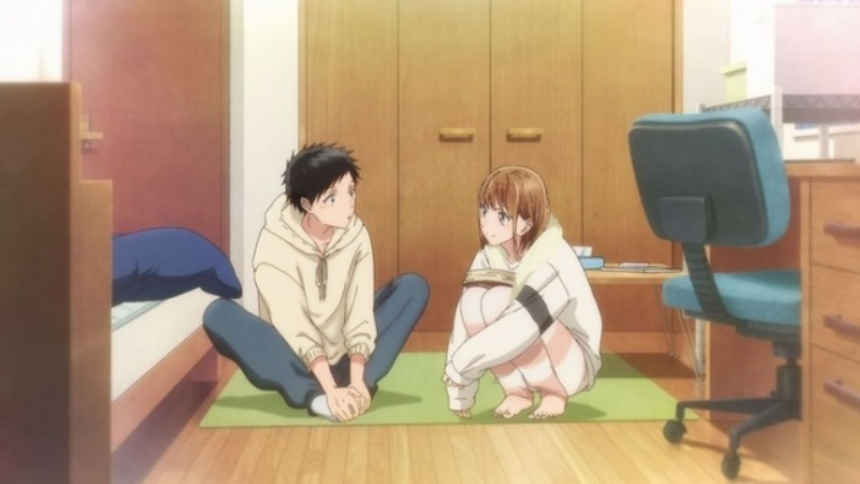 大喜と千夏が部屋で会話をしているシーン